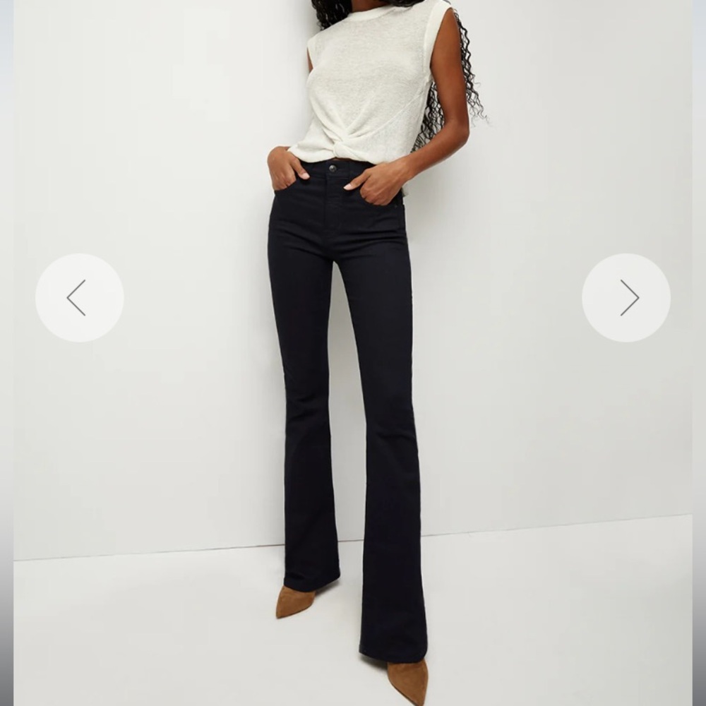 Veronica Beard Deep Indigo Flare Jeans